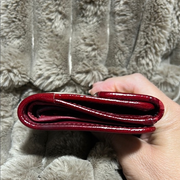 Celine Tan and Red Wallets with Monogram Pattern - Picture 3 of 11